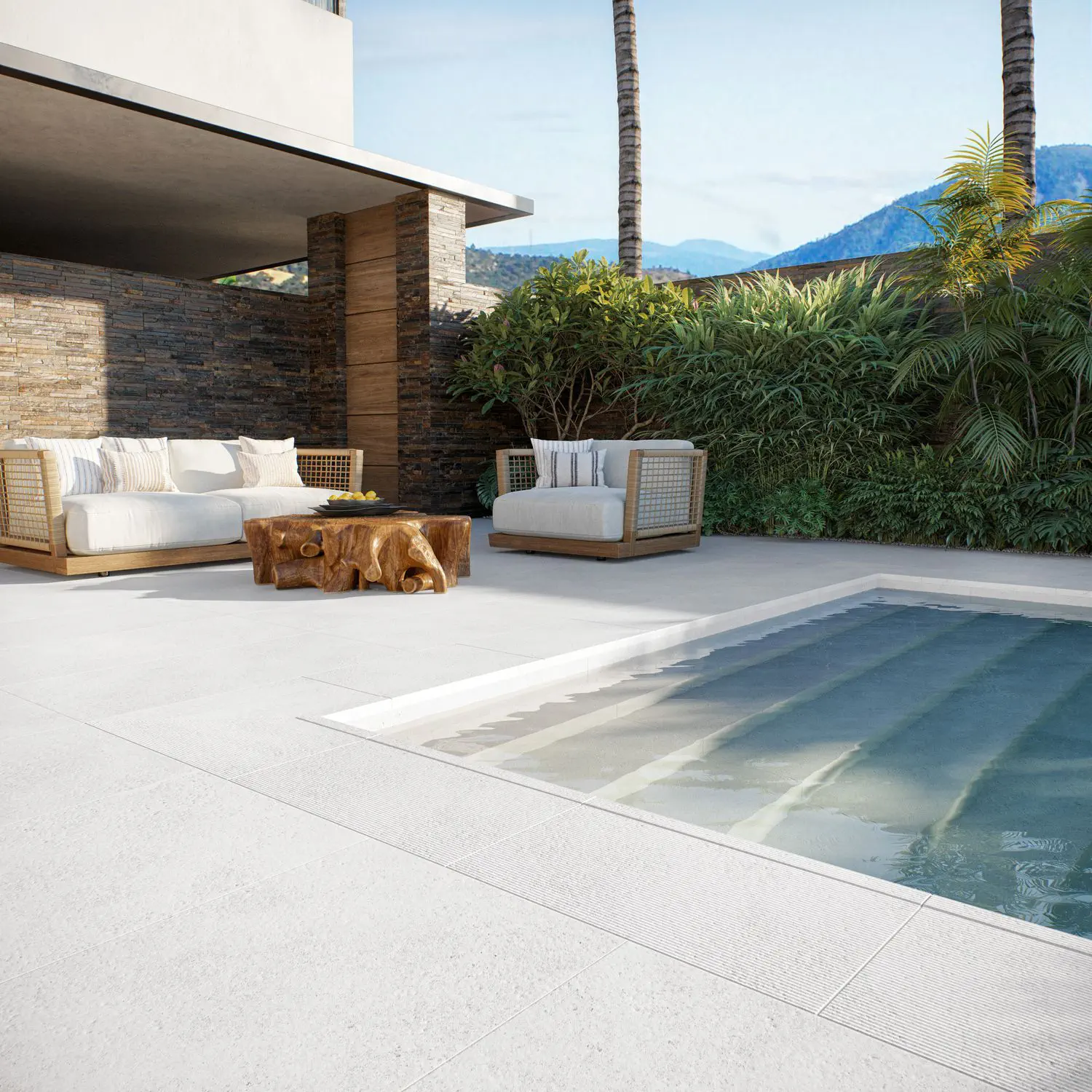 Borda de Piscina Boleada Cinza 50x35cm (Peito de Pombo) CÓD. 58558854