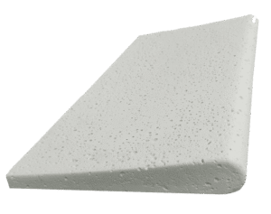 Borda de Piscina Boleada 50x25 Branca (Peito de Pombo)